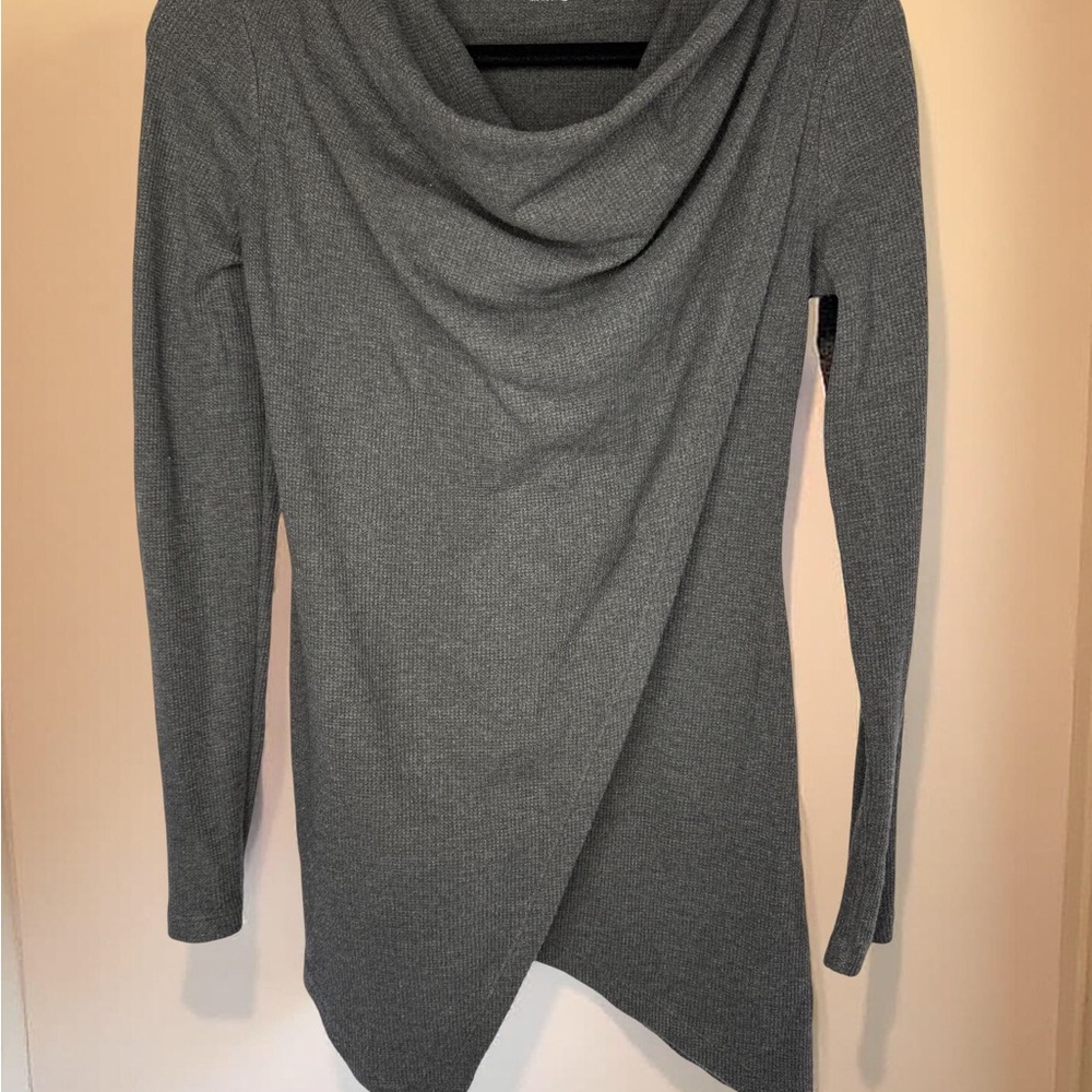 Marc New York Gray Long Sleeve Top